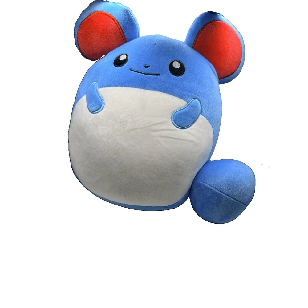 2024 Jazwares Pokemon Squishmallow Marill 14" Plush Toy Doll Stuffed Animal